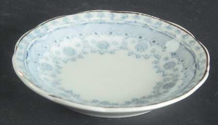 Dorothy (Blue Transfer, Gold Trim) Butter Pat