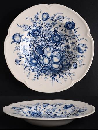 Dover Blue Rim Soup Bowl