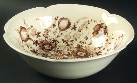 Dover Brown 8" Round Vegetable Bowl