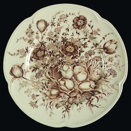 Dover Brown Salad Plate
