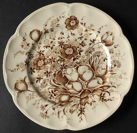 Dover Brown Dinner Plate
