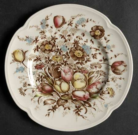 Dover Brown Multicolor Bread & Butter Plate