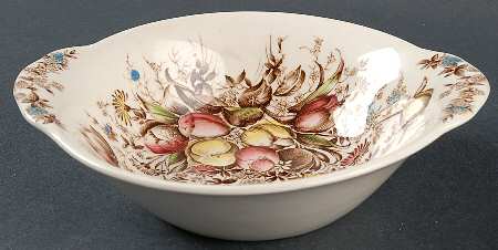 Dover Brown Multicolor Lugged Cereal Bowl