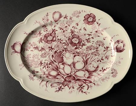 Dover Mulberry 12" Oval Serving Platter