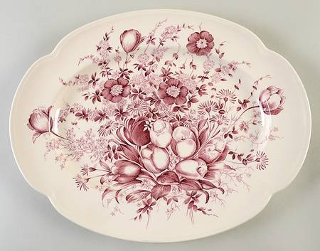 Dover Mulberry 14" Oval Serving Platter