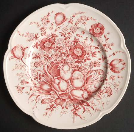 Dover Red Salad Plate