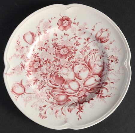 Dover Red Bread & Butter Plate