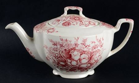 Dover Red Teapot & Lid