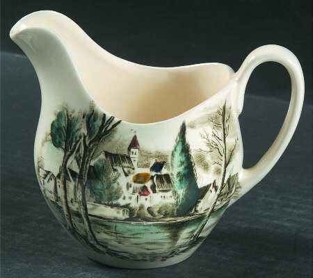 Dream Town Green Multicolor Creamer