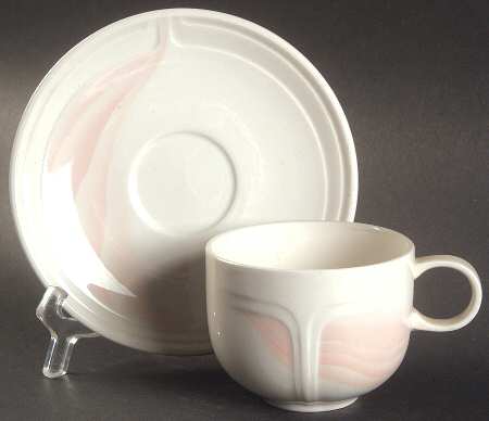 Early Dawn Flat Cup & Saucer Set