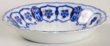 Eclipse (Flow Blue) Fruit/Dessert (Sauce) Bowl