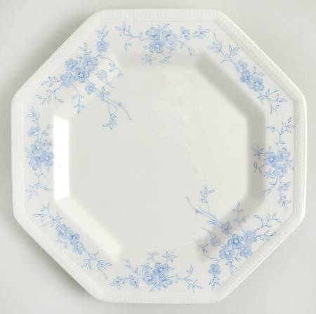 Elegance Blue Salad Plate