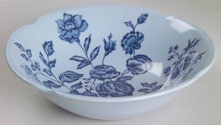 Elizabeth Blue (Blue Background) Coupe Cereal Bowl