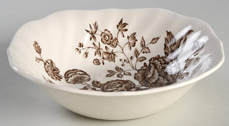 Elizabeth Brown Square Cereal Bowl