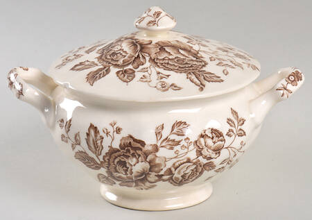Elizabeth Brown Sugar Bowl & Lid