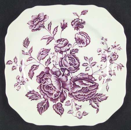 Elizabeth Mulberry Square Salad Plate
