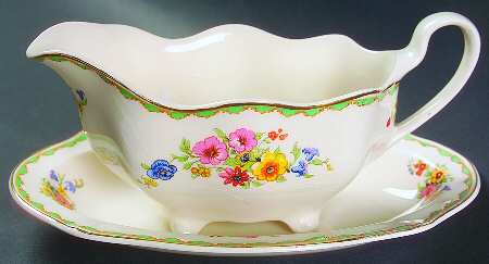 Ellastone Gravy Boat & Underplate/Relish