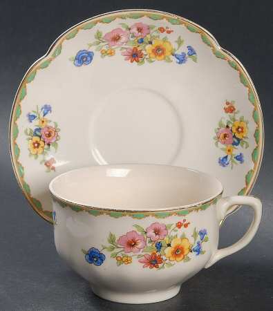 Ellastone Flat Cup & Saucer Set