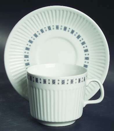 Embassy Flat Cup & Saucer Set