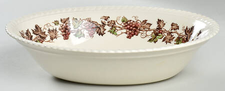 Empire Grape 9" Oval Vegetable Bowl