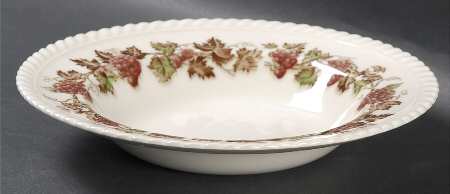 Empire Grape Rim Soup Bowl