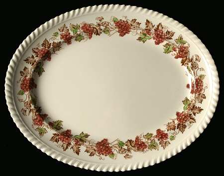 Empire Grape 11" Oval Serving Platter
