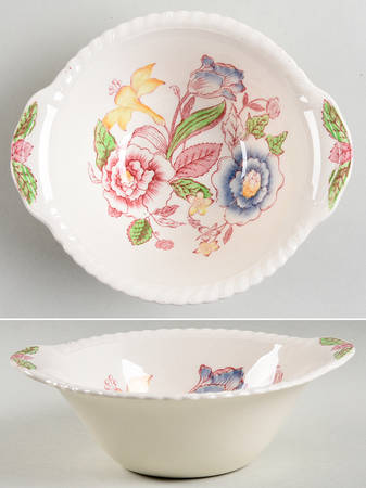 English Bouquet (Old English) Lugged Cereal Bowl