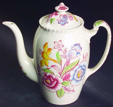 English Bouquet (Old English) Coffee Pot & Lid