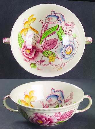 English Bouquet (Old English) Flat Cream Soup Bowl