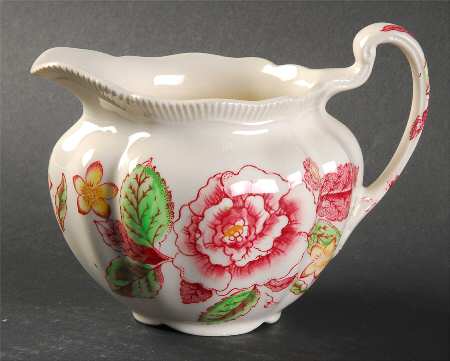 English Bouquet (Old Staffordshire) Creamer