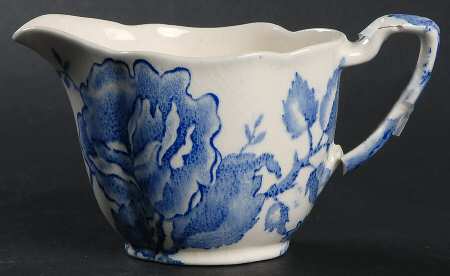 English Chippendale Blue Mini Creamer