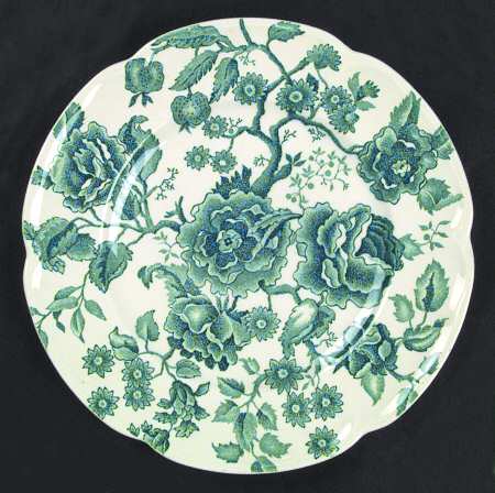 English Chippendale Green by Johnson Brothers