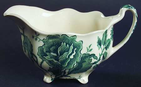 English Chippendale Green Creamer