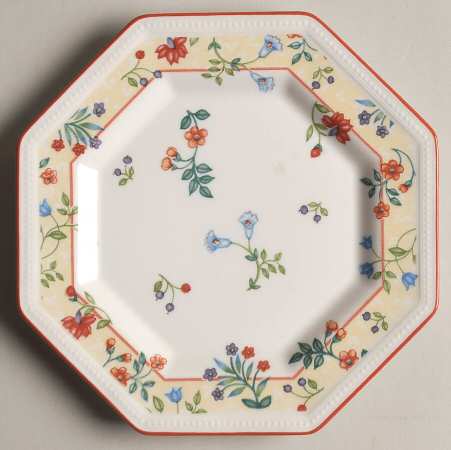 Enchantment (Red Trim) Bread & Butter Plate