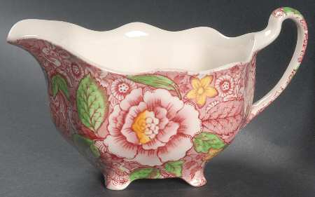 English Countryside Pink Multicolor Creamer