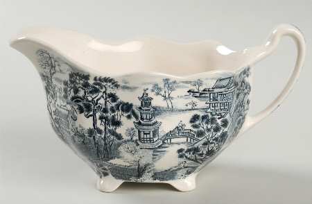 Enchanted Garden Blue Creamer