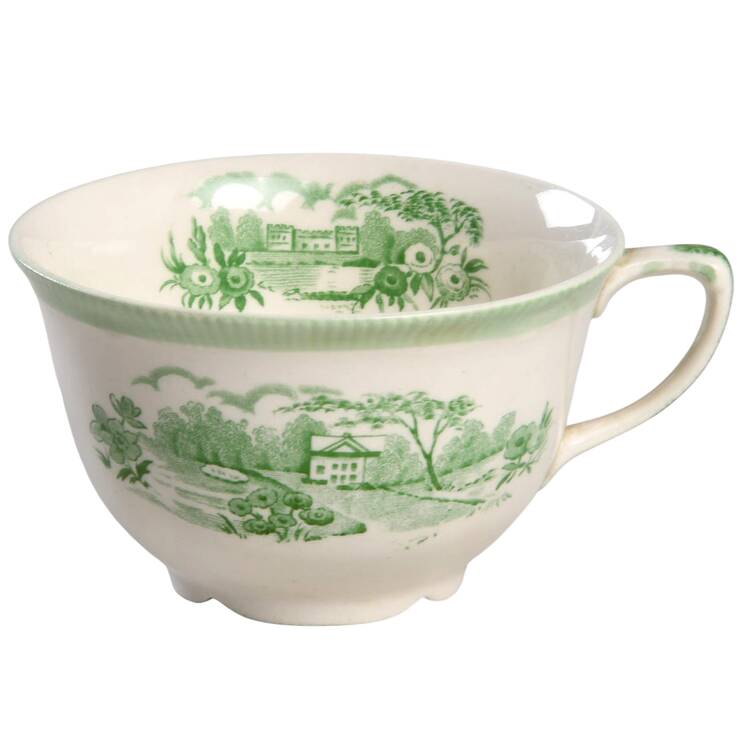 English Gardens Green Flat Cup