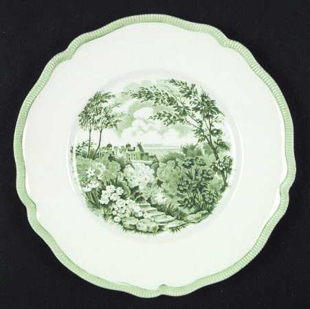 English Gardens Green Salad Plate