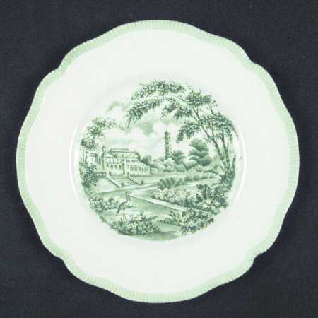 English Gardens Green Bread & Butter Plate
