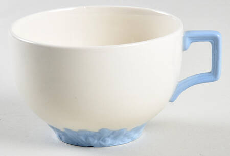 English Oak (Light Blue Embossed Edge) Flat Cup