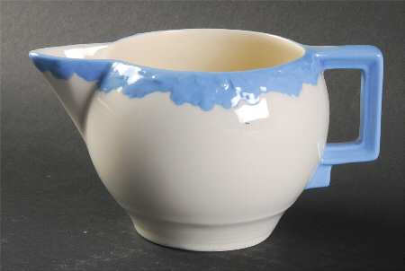 English Oak (Light Blue Embossed Edge) Creamer