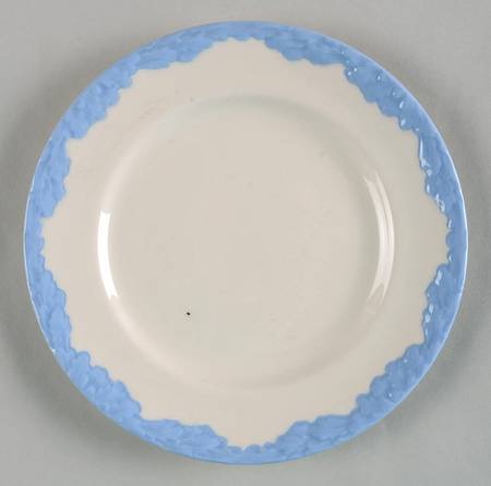 English Oak (Light Blue Embossed Edge) Dessert/Pie Plate