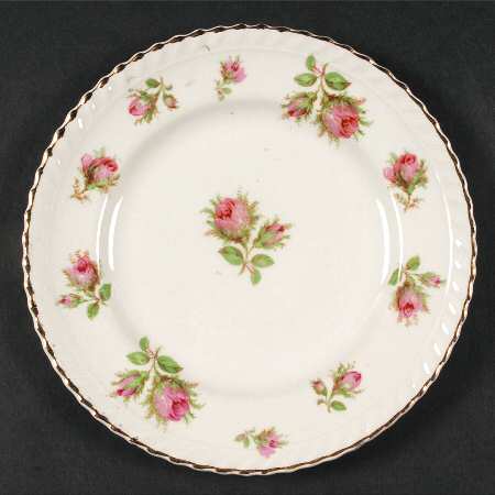 English Rose (Old English, Pink Roses) Bread & Butter Plate by Johnson Brothers