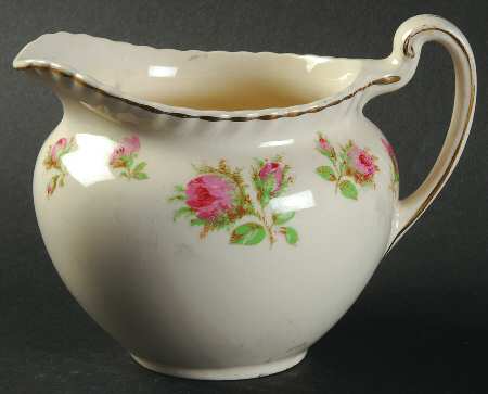 English Rose (Old English, Pink Roses) Creamer