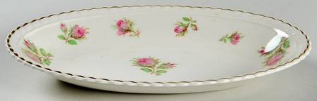 English Rose (Old English, Pink Roses) Relish/Gravy Underplate