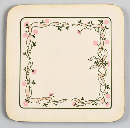 Eternal Beau Cork Back Square Coaster