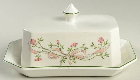 Eternal Beau Rectangular Covered Butter