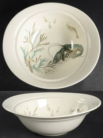 FISH (CREAM) Round Vegetable No Lid