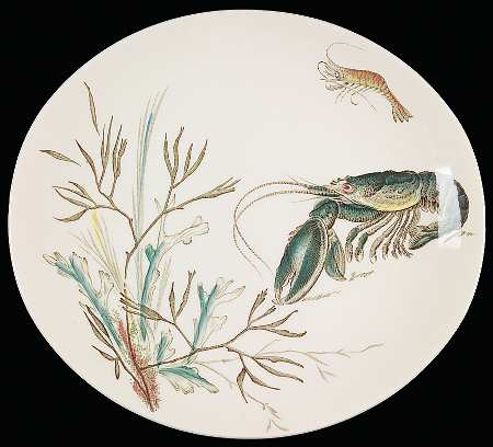 FISH (CREAM) Luncheon Plate