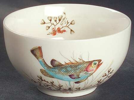 FISH (CREAM) Open Sugar Bowl